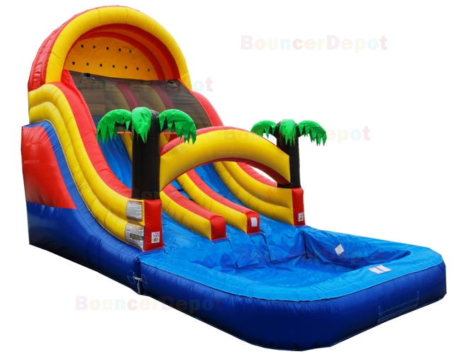 15 Ft Dual Water Slide