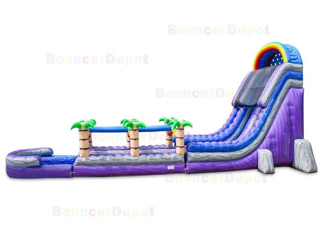 Purple Waves Water Slide