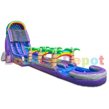 Purple Waves Water Slide