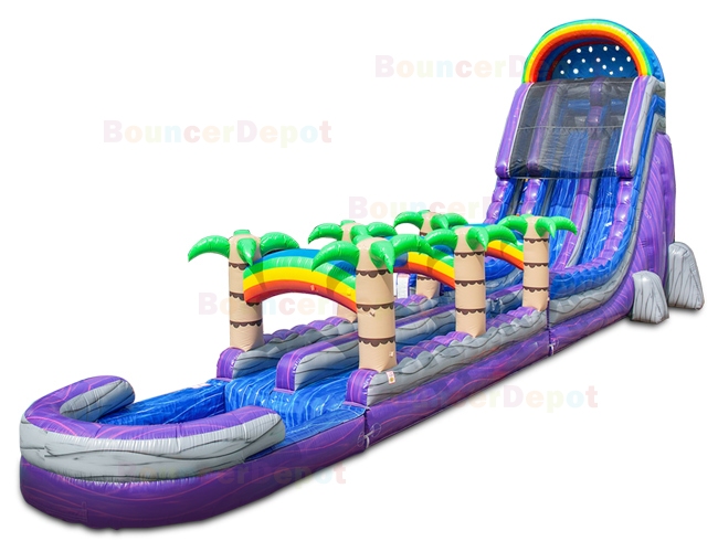 Purple Waves Water Slide