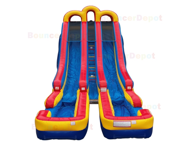 20 High Dual Pool Inflatable Water Slide