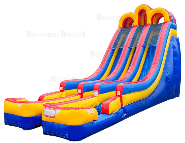 20 High Dual Pool Inflatable Water Slide