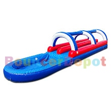 Patriotic Double Lane Slide And Slip