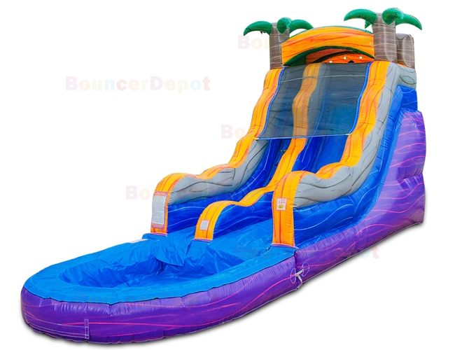 14ft Lava Tropical Slide