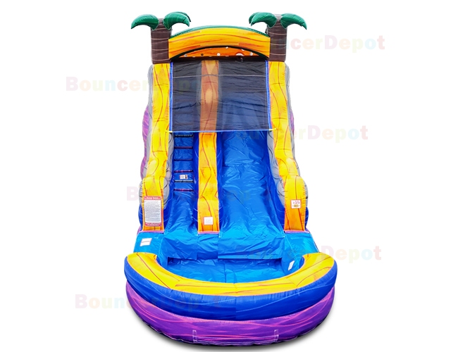 14ft Lava Tropical Wet/Dry Slide
