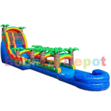 20 Feet Tropical Slide And Slip N Splash