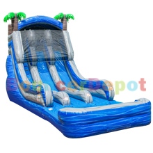 Marble 18 Feet Double Lane Marble Gray Water Slide