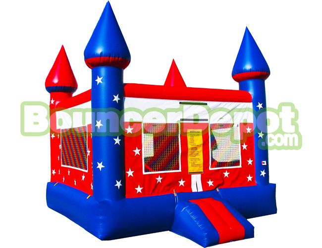 All American Castle Inflatable Jumping Balloon