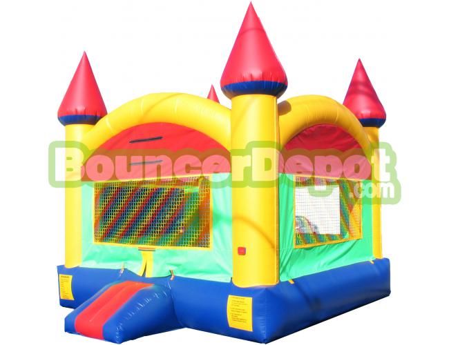 Arch Style Castle Commercial Jump House BouncerDepot