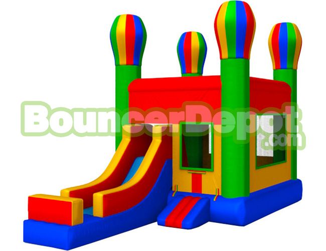 Balloon Bounce House Slide Combo