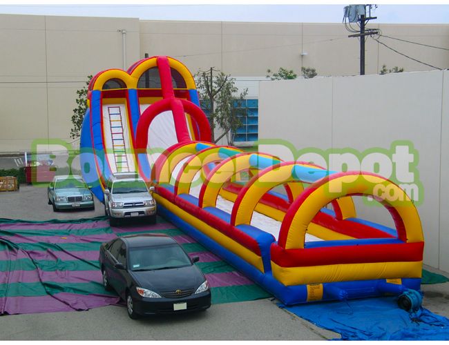 24 Feet Giant Blow Up Water Slides