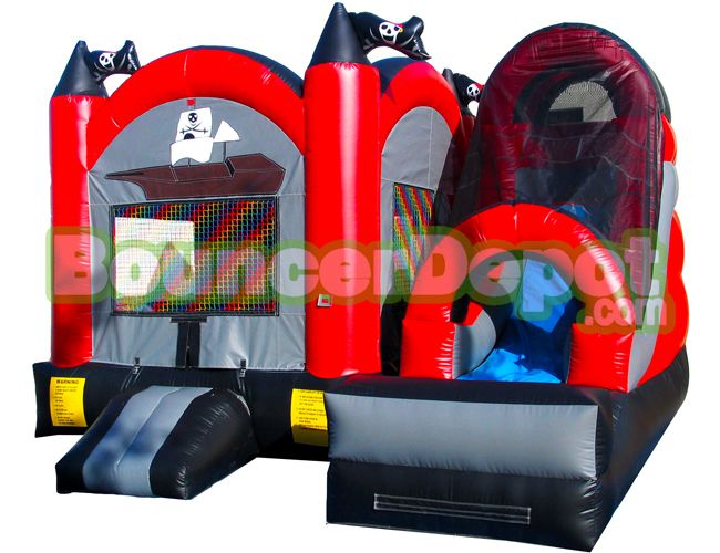 Pirate Adventures Bouncer With Slide