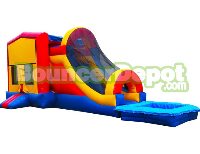 Module Combo Inflatable Bouncy House With Pool