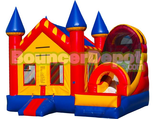 Combo Castle Slide Moonwalk