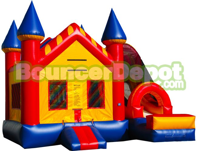 Combo Castle Slide Moonwalk