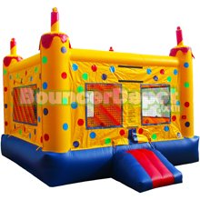 Birthday Cake Commercial Grade Bouncy House
