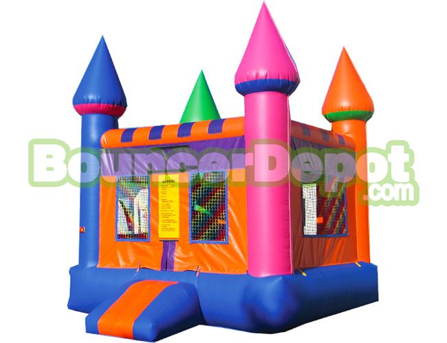 Orange Purple Castle Commercial Jumper