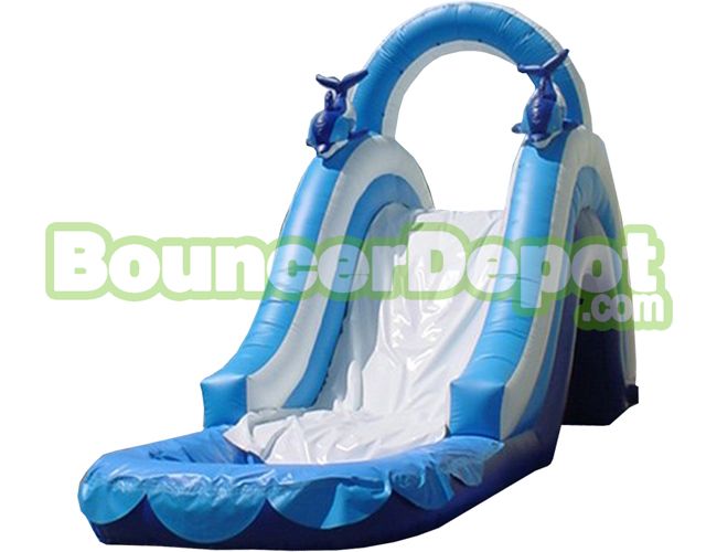 Dolphin Inflatable Water Slide