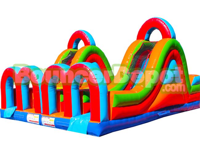 Double Course Inflatable Obstacle