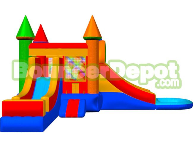 Double Slide Combo Castle Bounce House