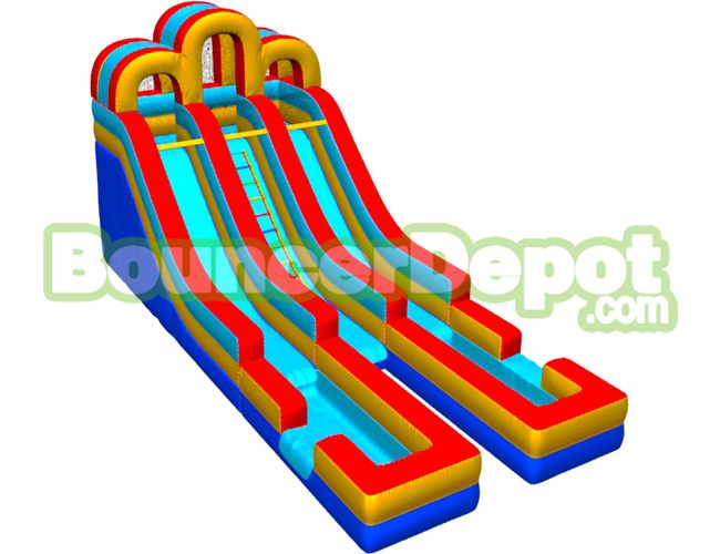 20 High Dual Pool Inflatable Water Slide