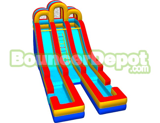 20 High Dual Pool Inflatable Water Slide