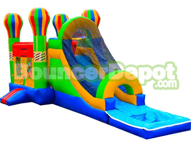 Hot Air Balloon Combo Slide Pool