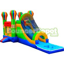 Hot Air Balloon Combo Slide Pool