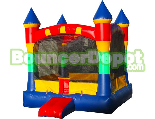 Rainbow Castle Indoor Commercial Bounce House