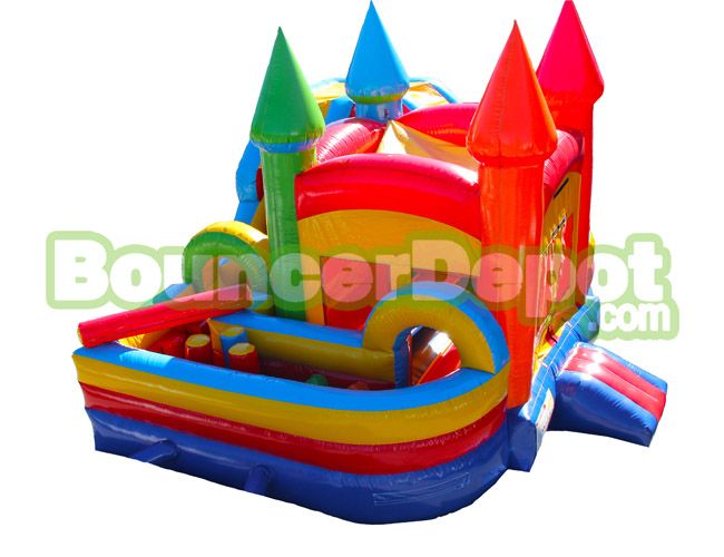 Inflatable Castle Combo Obstacle