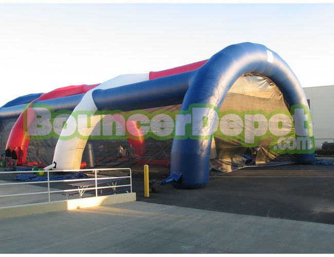 100 Feet Long Inflatable Paintball Arena