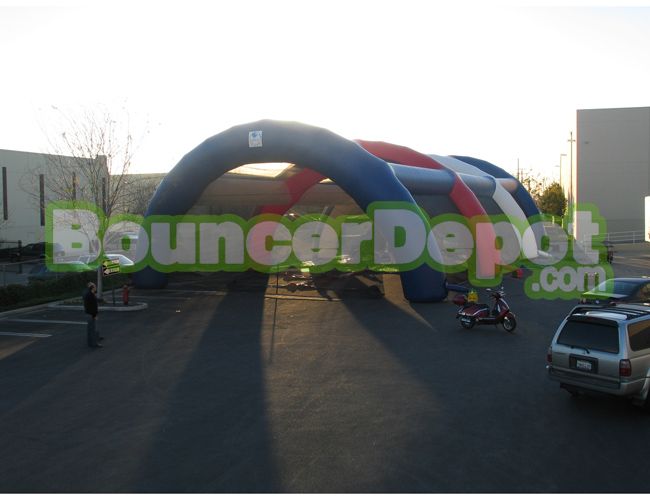100 Feet Long Inflatable Paintball Arena