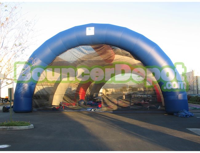 100 Feet Long Inflatable Paintball Arena