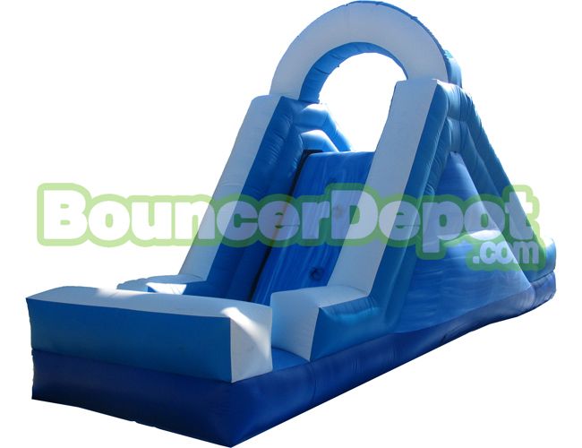 Compact Backyard Inflatable Water Slide