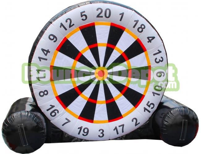 Inflatable Velcro Soccer Dart Board