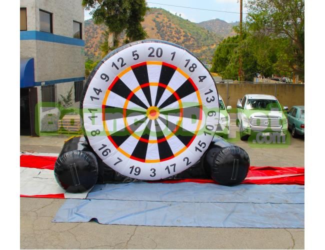 Inflatable Velcro Soccer Dart Board