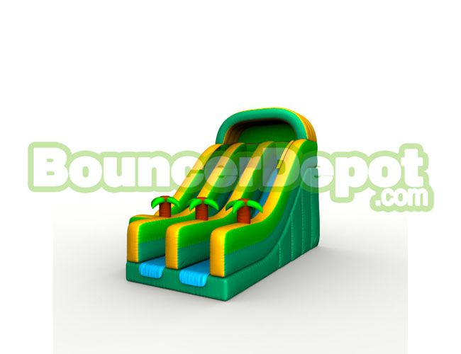 Inground Inflatable Pool Slide