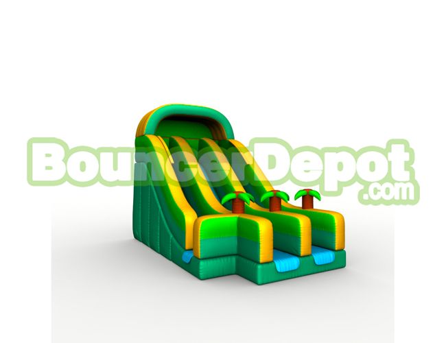 Inground Inflatable Pool Slide