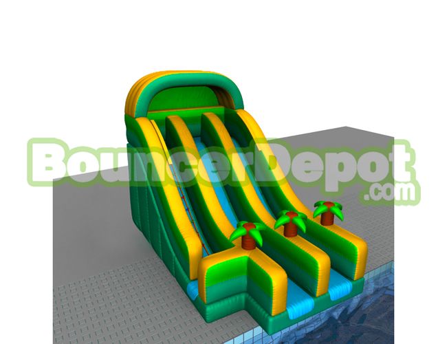 Inground Inflatable Pool Slide