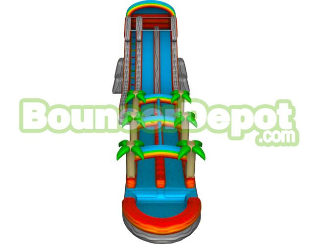 Marble Orange Water Slide