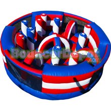 Compact Indoor Moon Bounce Obstacle Course