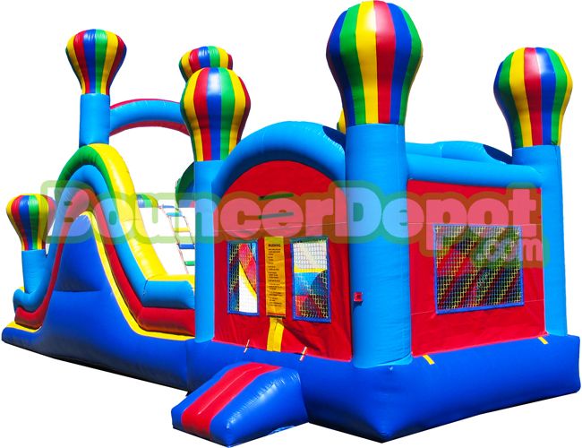 Giant Combo Balloon Moonwalk Slide