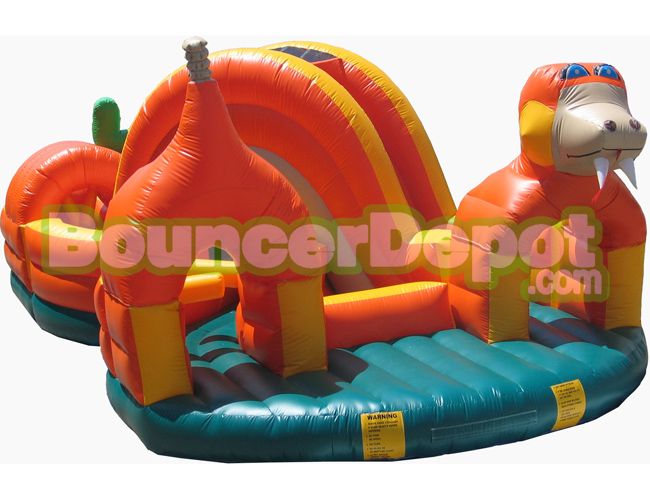 Inflatable Snake Obstacle Challenge