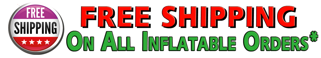 Free Shipping On All Inflatable Orders