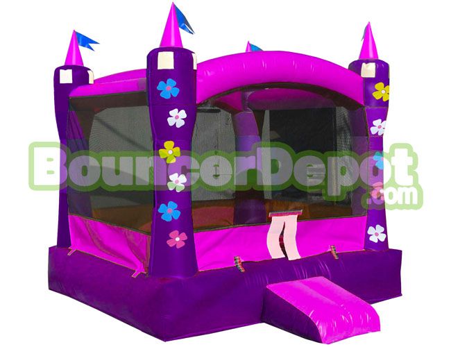 Pink Princess Castle Inflatable Bounce House