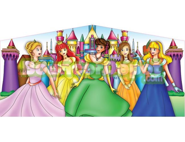 Princess Bounce House Banner 3