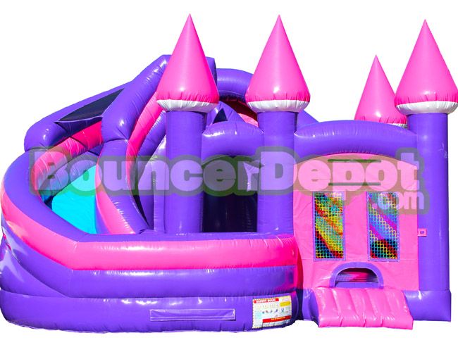 Princess Castle Inflatable Combo