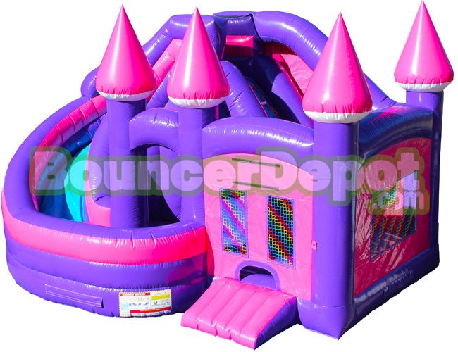 Princess Castle Inflatable Combo