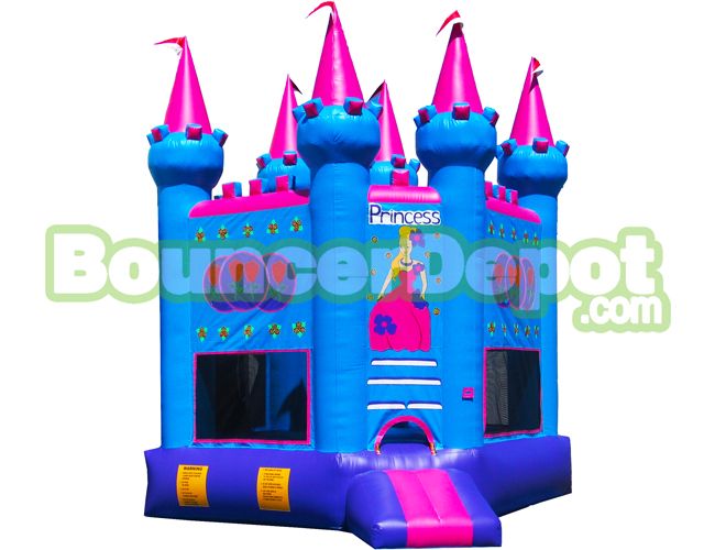 Princess Castle Commercial Bounce House