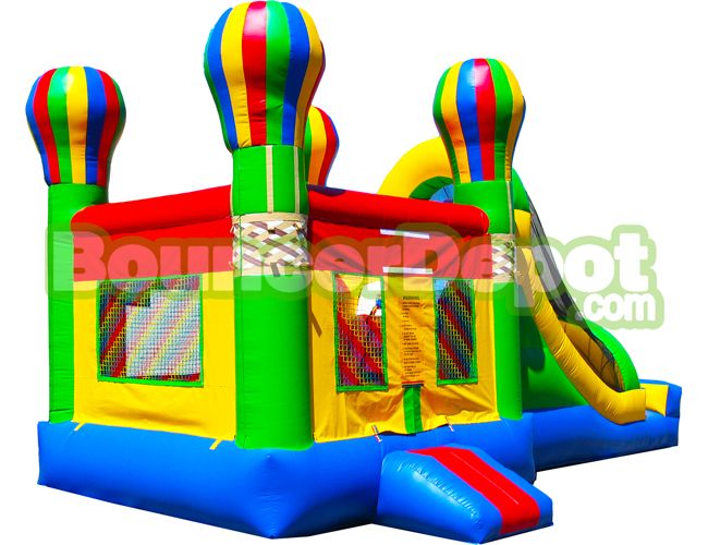 Combo Balloon Slide Moonwalk